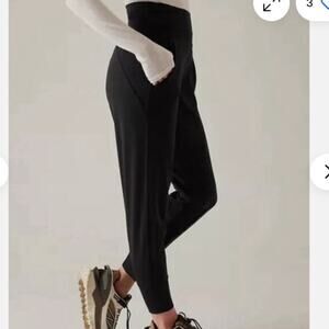 $99 5 Star Athleta Venice High Waist Jogger in Black Size 14